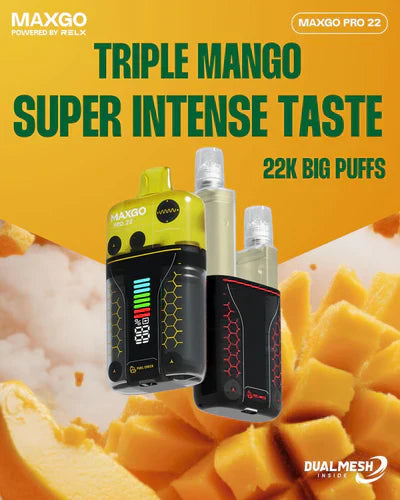 RELX MaxGo 22k Disposable Vape Pod (Box of 5)