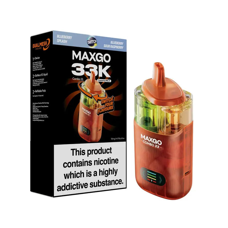 RELX Maxgo Combo 33000 Prefilled Vape Kit