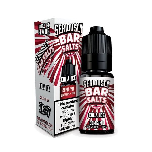Seriously Bar Salt E-liquids Nic Salts-10ml- Box of 10