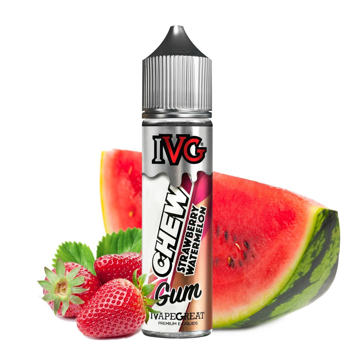 Strawberry Watermelon Chew 50ml Shortfill E-Liquid By IVG