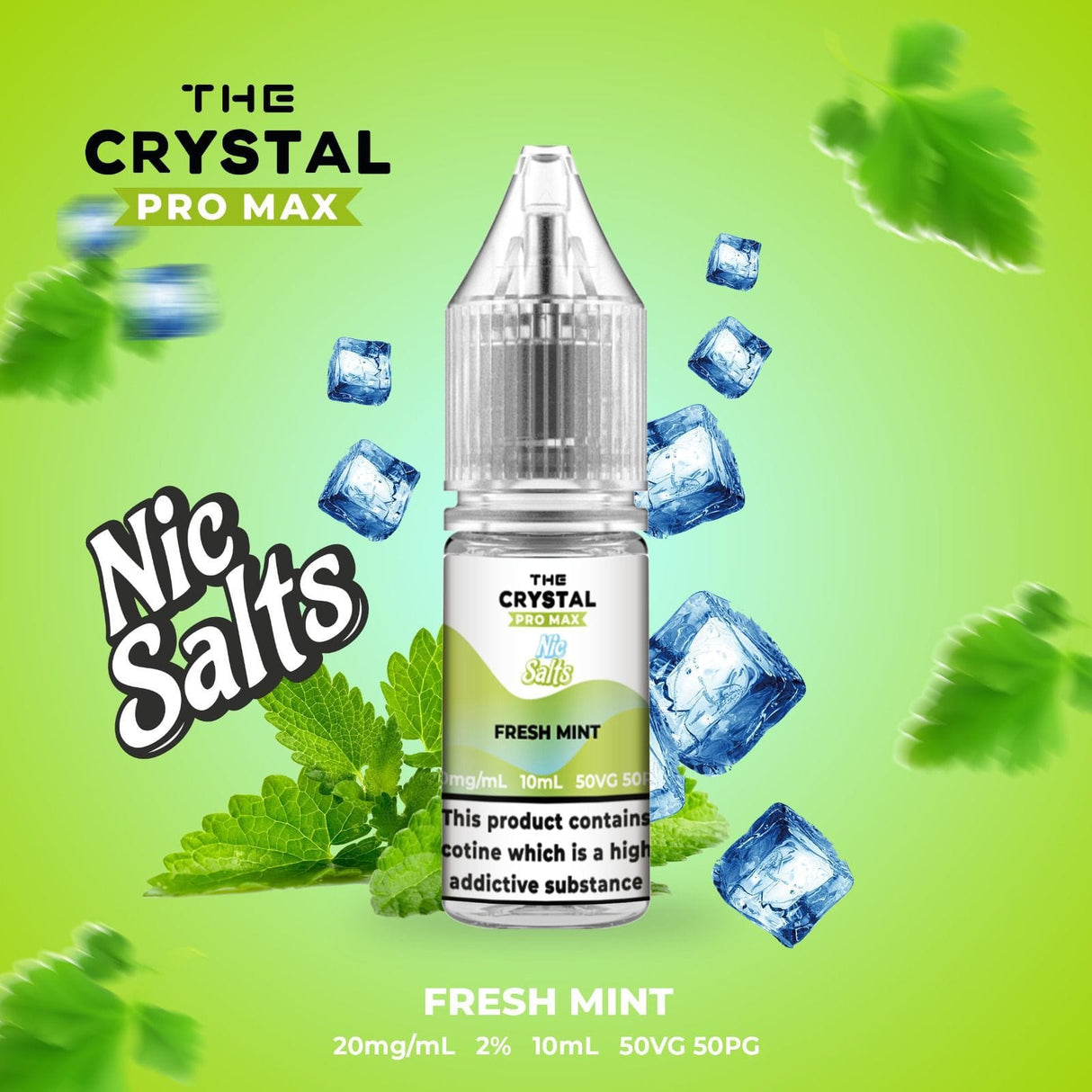 The Crystal Pro Max Vape Nic Salt