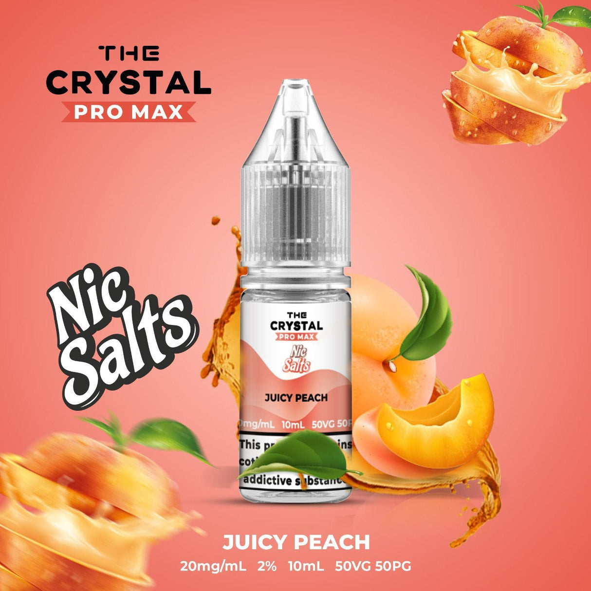 The Crystal Pro Max Vape Nic Salt