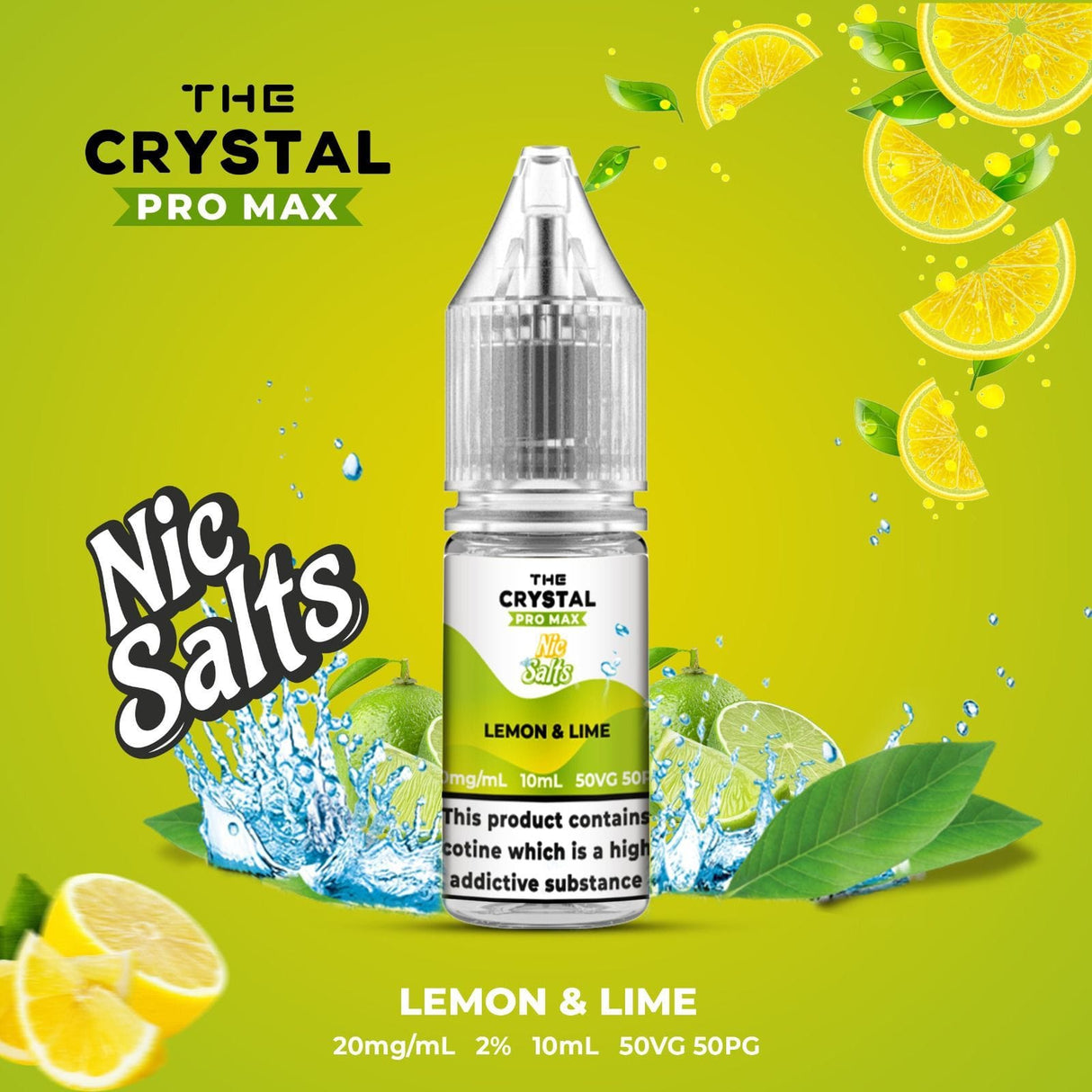 The Crystal Pro Max Vape Nic Salt