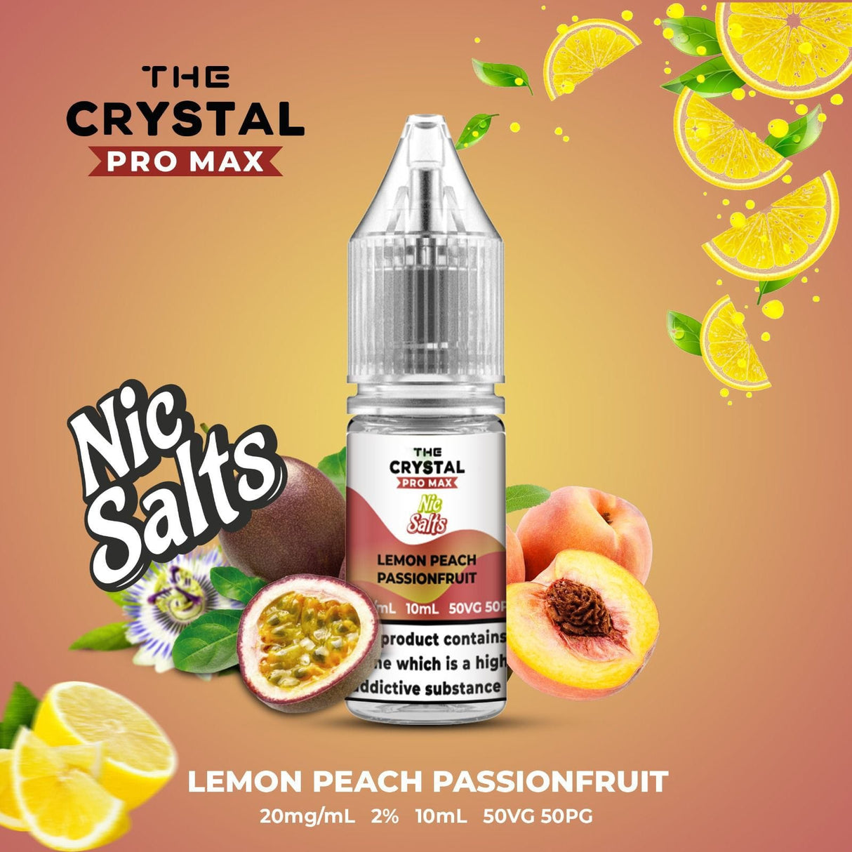 The Crystal Pro Max Vape Nic Salt