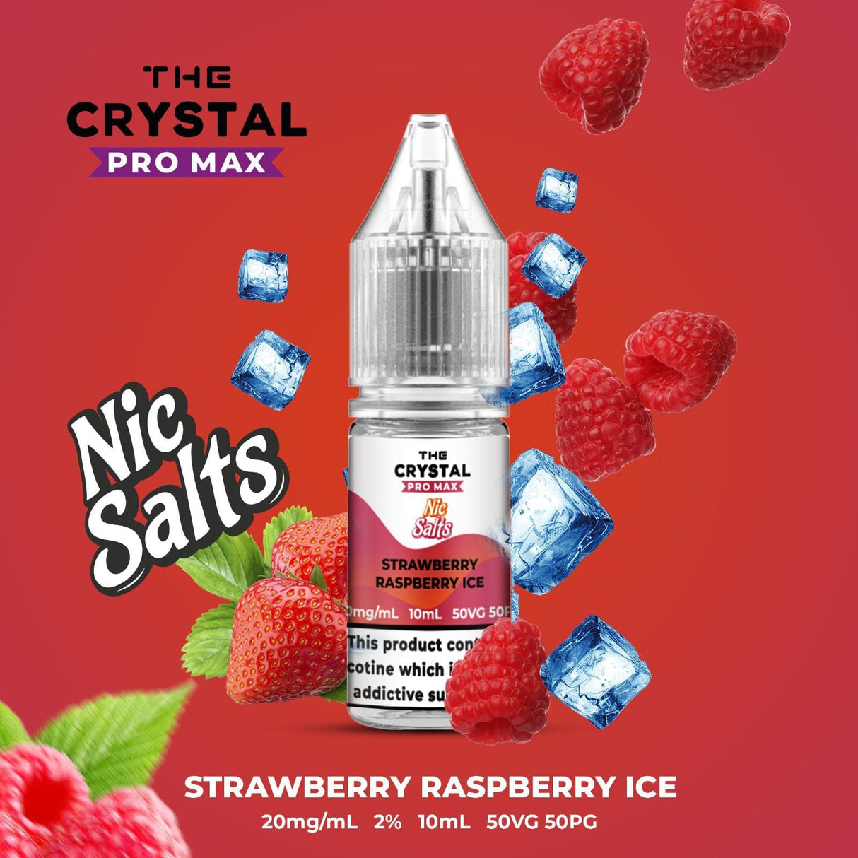 The Crystal Pro Max Vape Nic Salt