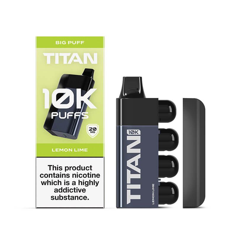 Titan 10K Puffs Rechargeable Disposable Vape Kit