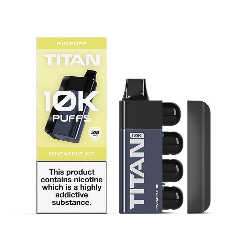 Titan 10K Puffs Rechargeable Disposable Vape Kit