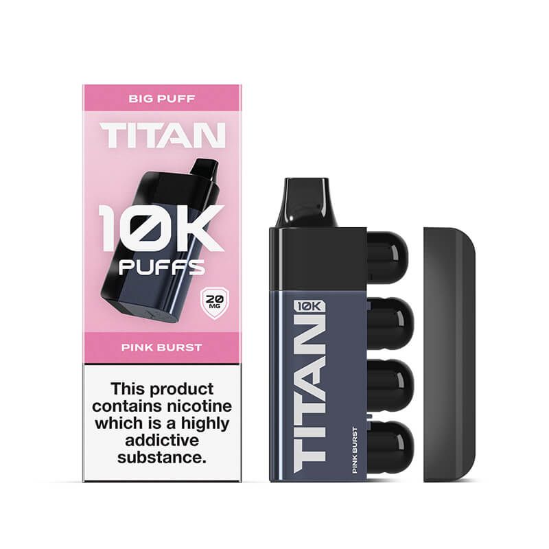 Titan 10K Puffs Rechargeable Disposable Vape Kit