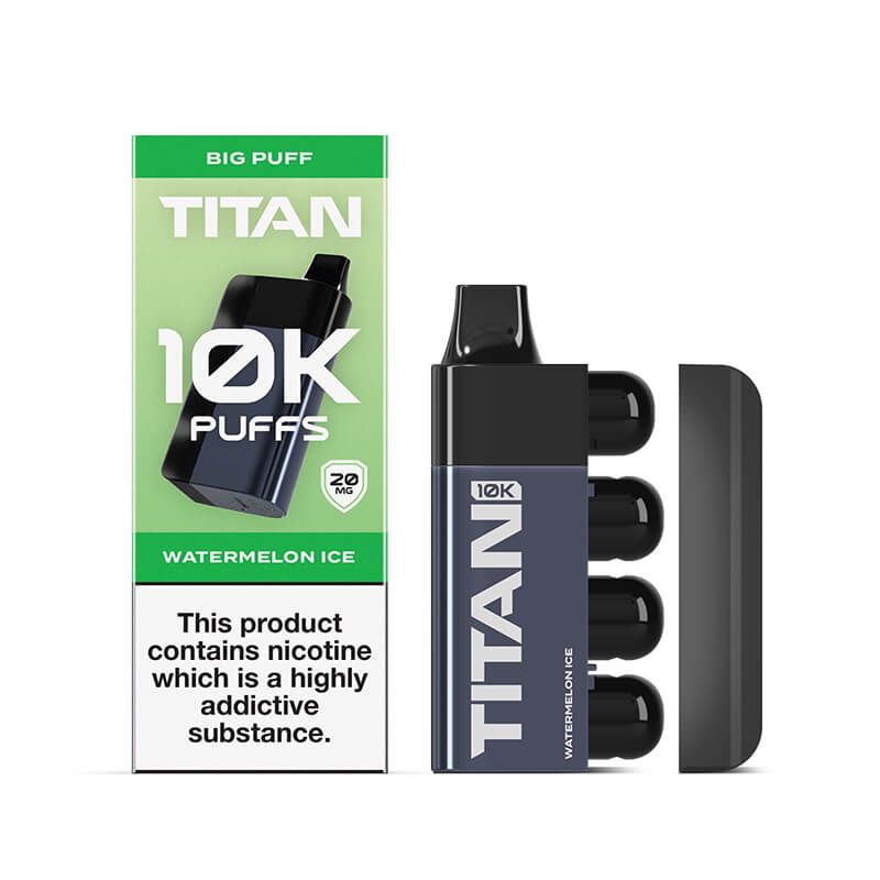 Titan 10K Puffs Rechargeable Disposable Vape Kit