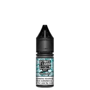 Ultimate E-Liquid Menthol 10ML Nic Salt (Pack Of 10)