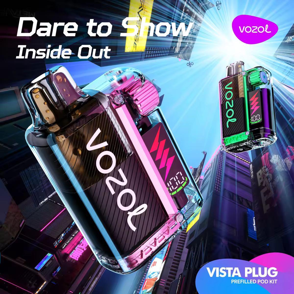 Vozol Vista Plug 10000 Puffs Disposable pods (Box of 5)