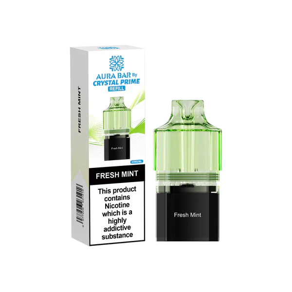 Crystal Prime Aura Bar 10K Prefilled Pods