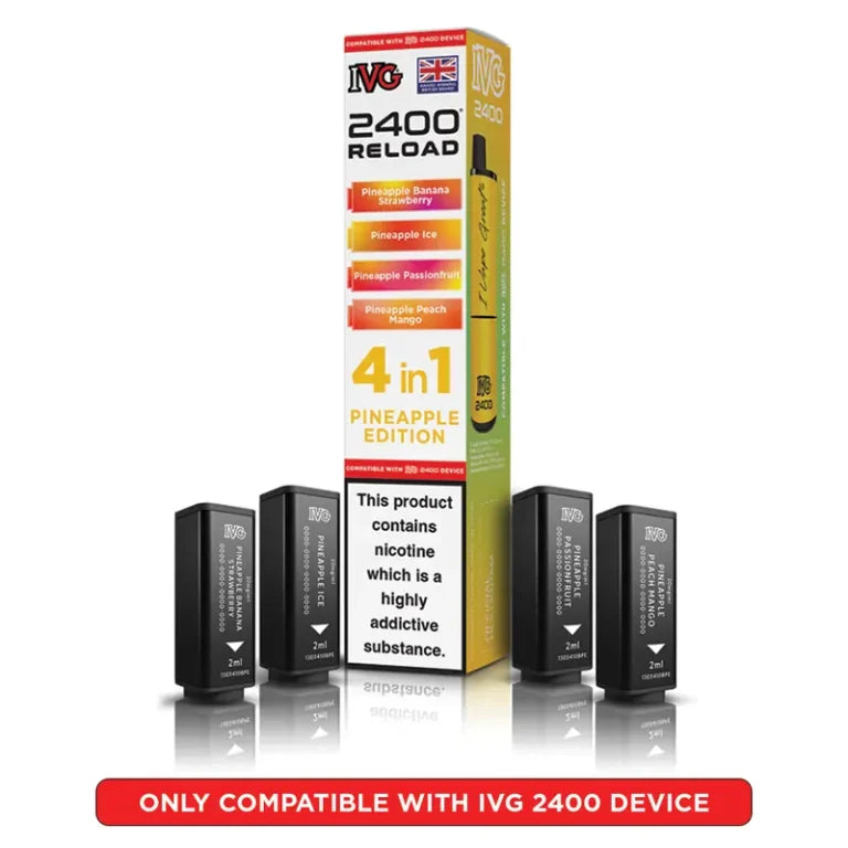 IVG 2400 Reload 4 in 1 Prefilled Pods | Pack of 5