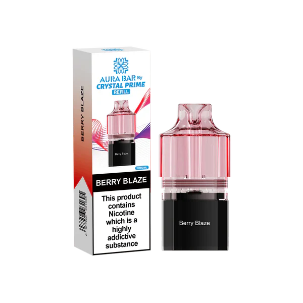 Crystal Prime Aura Bar 10K Prefilled Pods