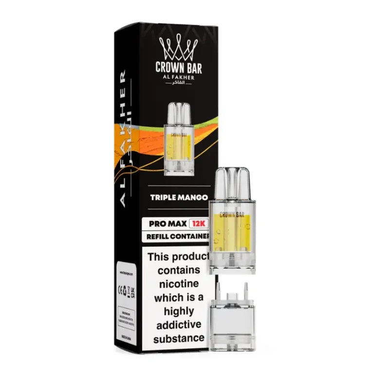 Al Fakher Crown Bar Pro Max 12K Refill Packs
