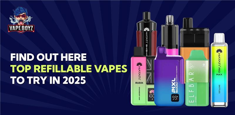 where to buy refillable vapes TOP Best Pod Vape Systems in 2025 main image 1