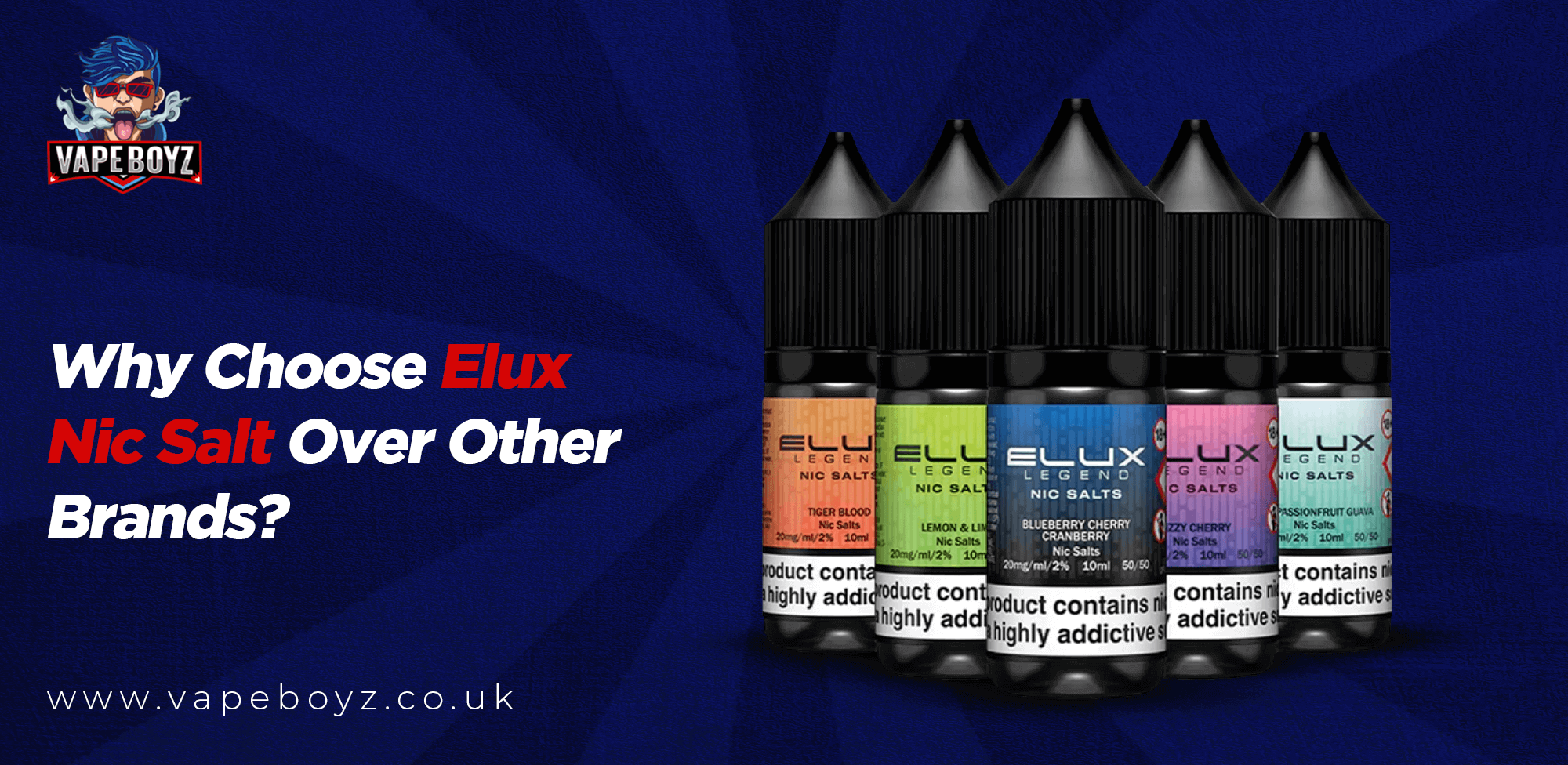 Why Choose Elux Nic Salt Liquid Over Other Brands?