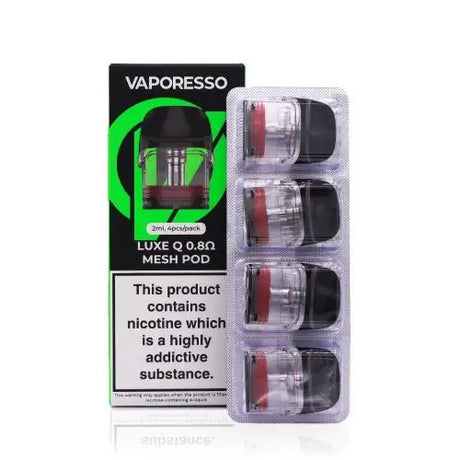 Vaporesso Luxe Q Replacement Pods 2ml 4 Pack