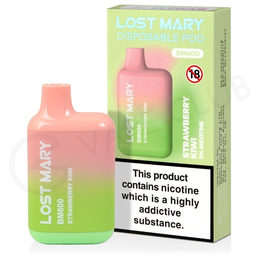 LOST MARY BM600 DISPOSABLE VAPE KIT | 20mg | 2ml | 550mAh Battery