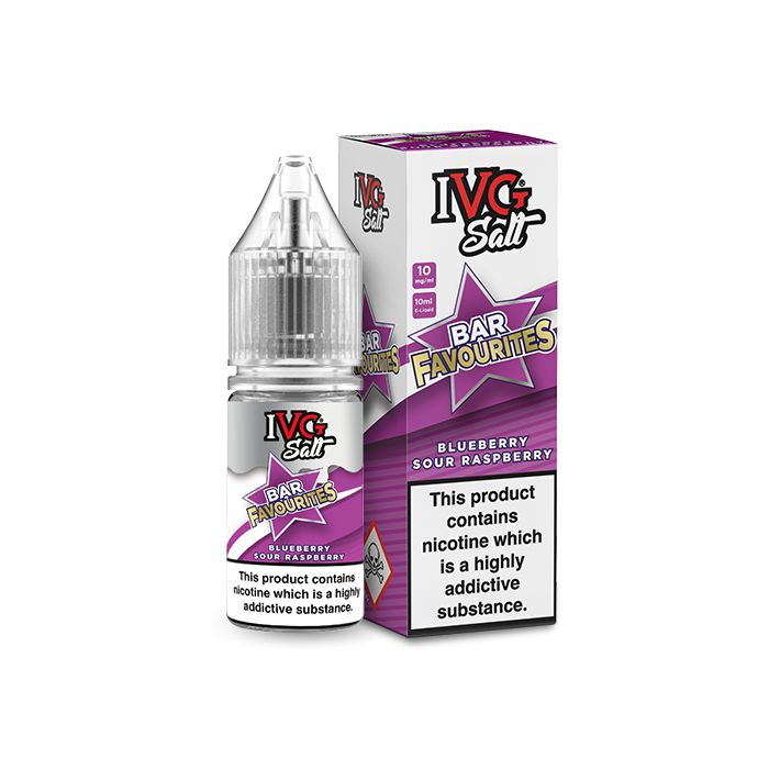 IVG Bar Favourites Blueberry Sour Raspberry Nic Salts E-Liquid  