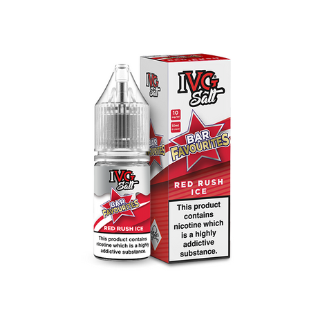 IVG Bar Favourites Red Rush Ice Nic Salts E-Liquid  