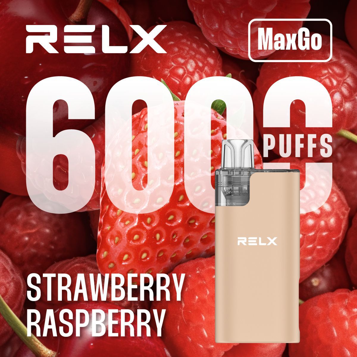 RELX Max Go 6000 Puffs Disposable Vape (Box of 5)  