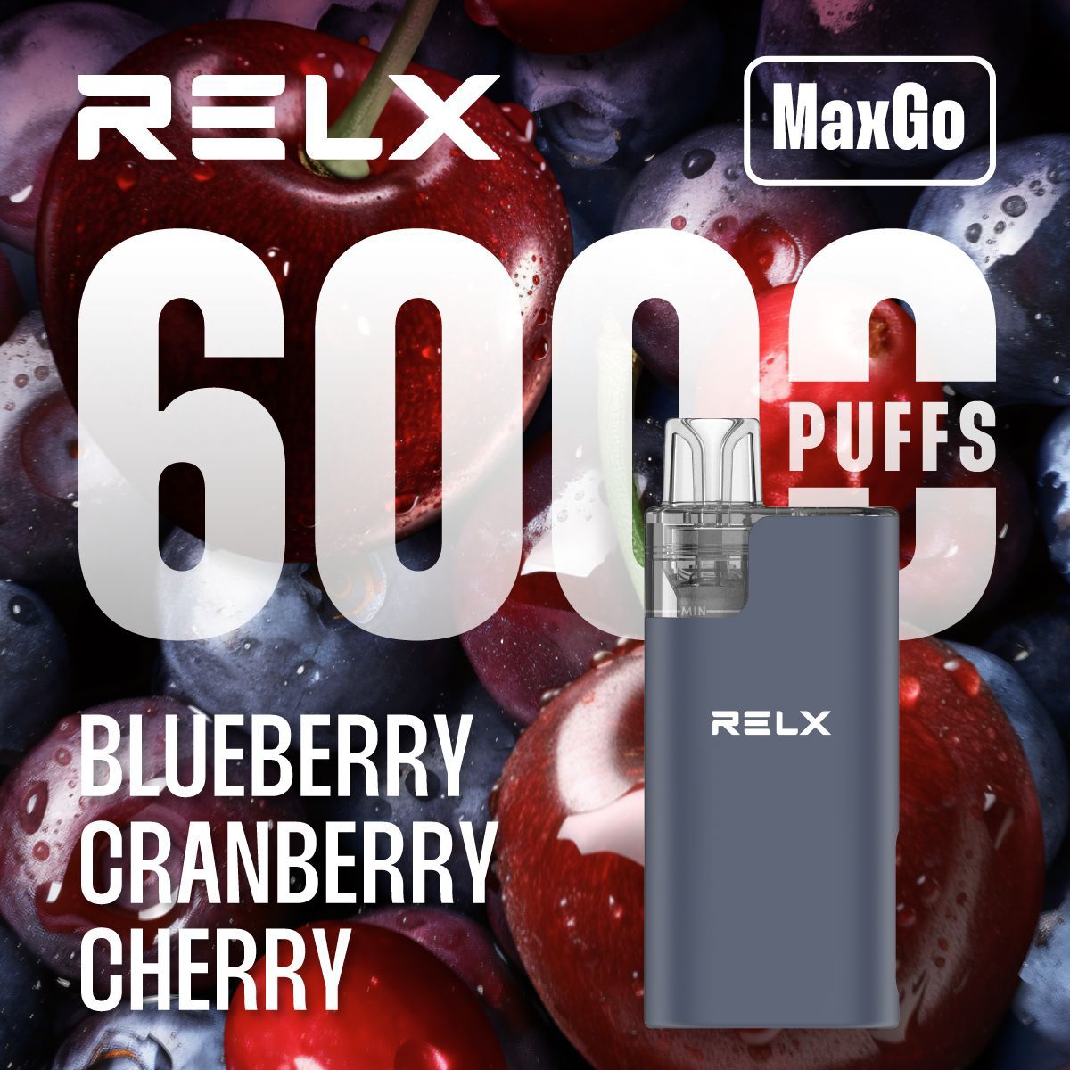 RELX Max Go 6000 Puffs Disposable Vape (Box of 5)  