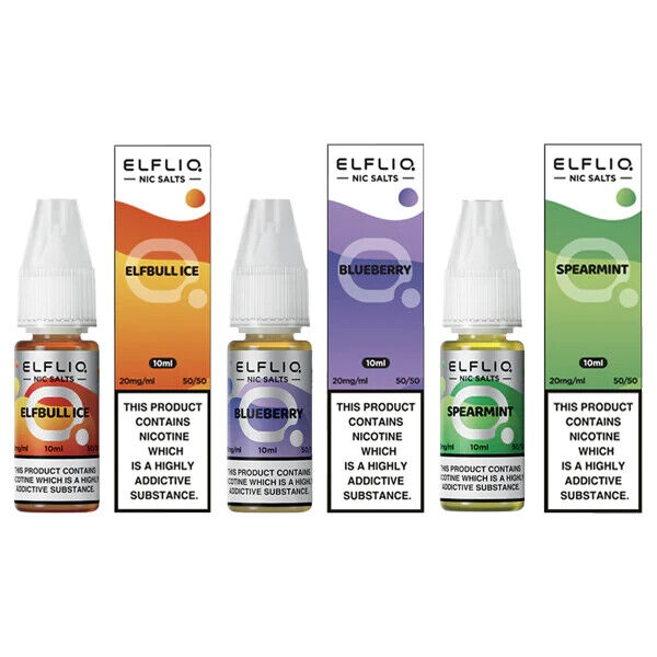 ElfLiq Nic Salt E-Liquids by Elf Bar