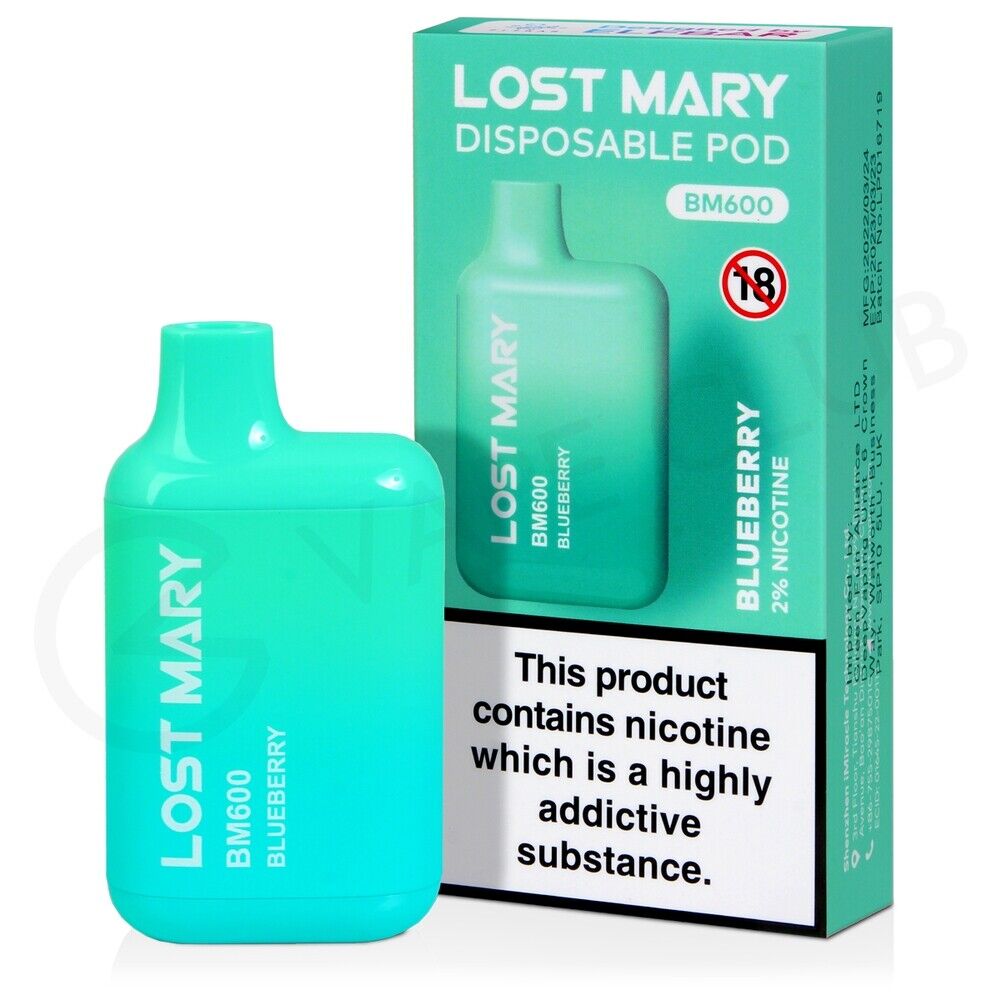 LOST MARY BM600 DISPOSABLE VAPE KIT | 20mg | 2ml | 550mAh Battery