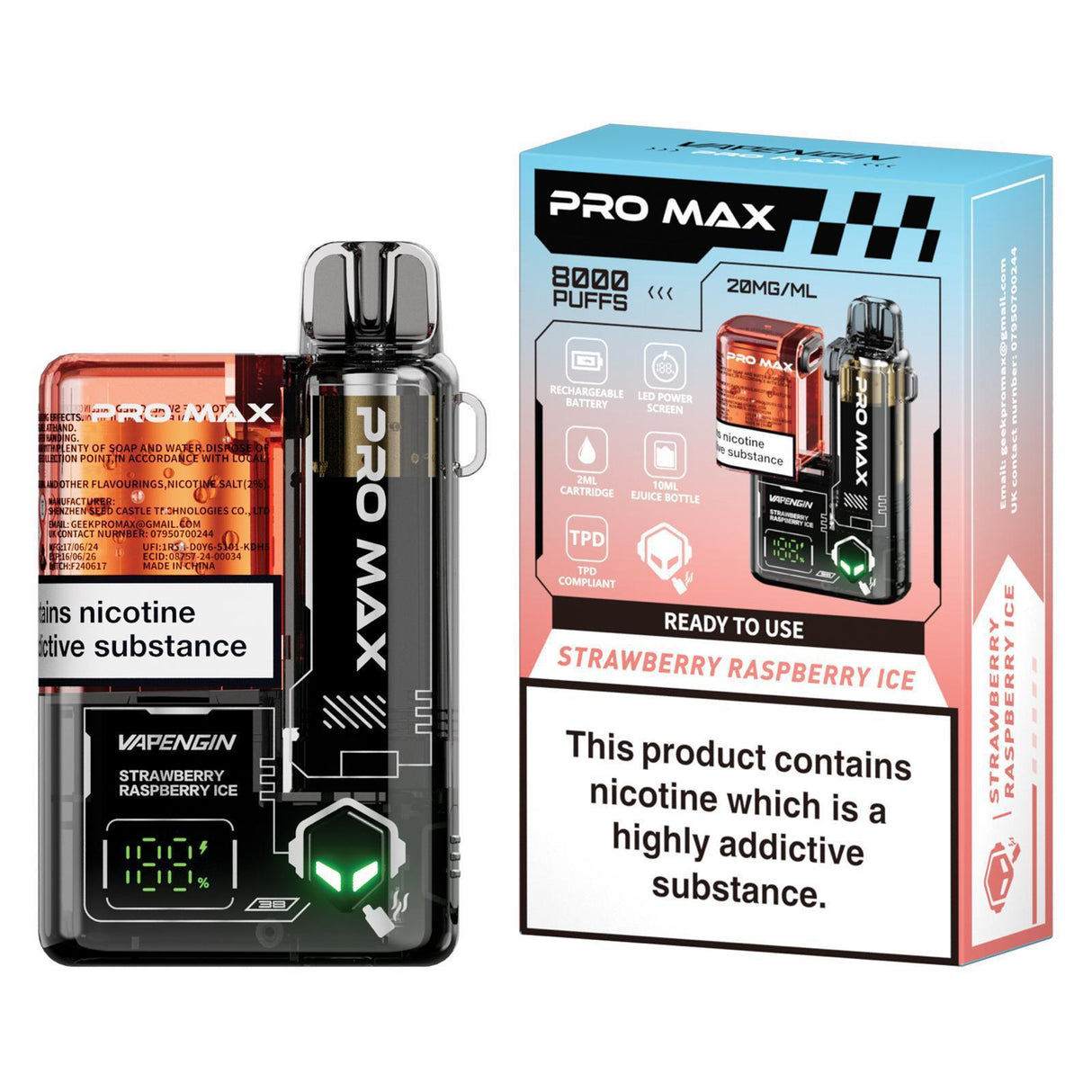 Vapengin Pro Max 8000 Disposable Pods  