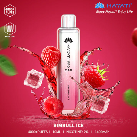 Hayati Pro Max 4000 Puffs | 50+ Flavours | 9.99£ Only