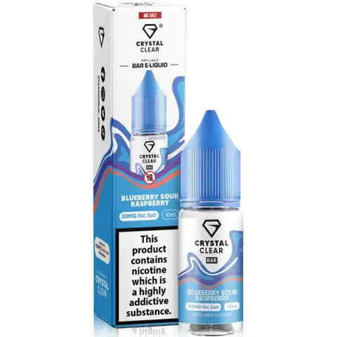 Crystal Clear Nic Salts 10ml E Liquid Vape Juice 10mg | 20mg Vape Juice