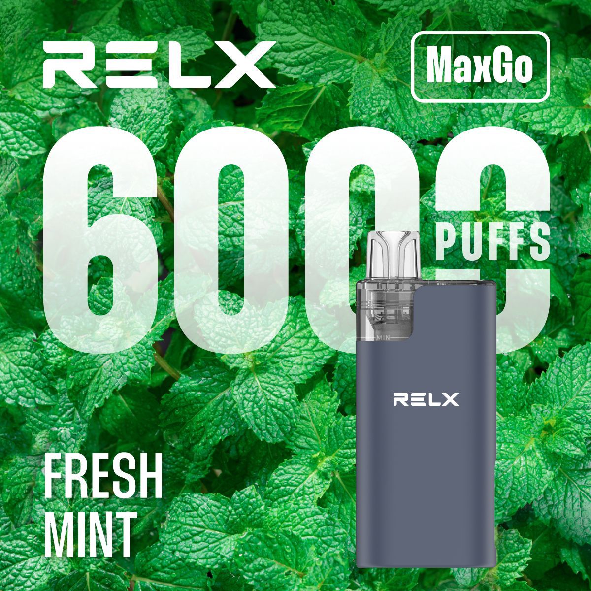 RELX Max Go 6000 Puffs Disposable Vape (Box of 5)  