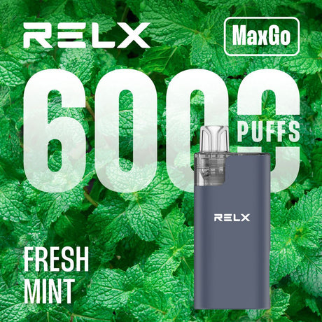 RELX Max Go 6000 Puffs Disposable Vape (Box of 5)  