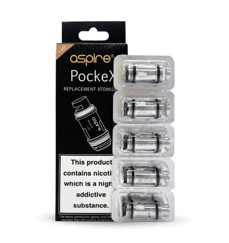 ASPIRE POCKEX REPLACEMENT VAPE COILS 1.2 Ohms  
