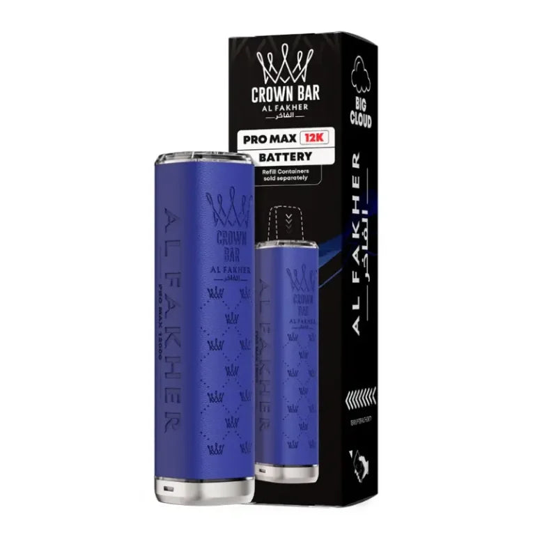Al Fakher Crown Bar Pro Max 12K Vape Kit | 8.99 | 10 Colours Al Fakher Crown Bar Pro Max 12K Vape Kit | 8.99 | 10 Colours