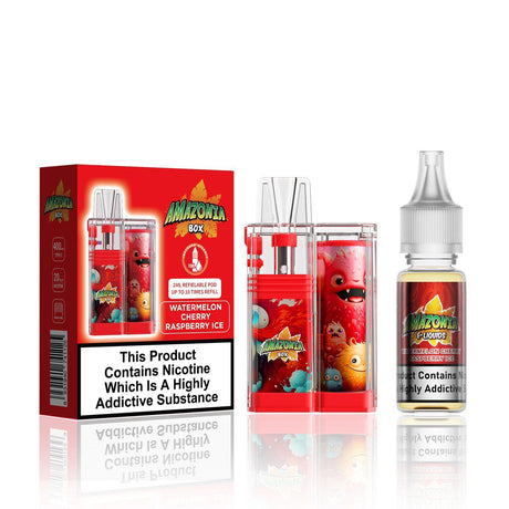 Amazonia Box 16k Puffs Refillable Vape (Box of 10)  