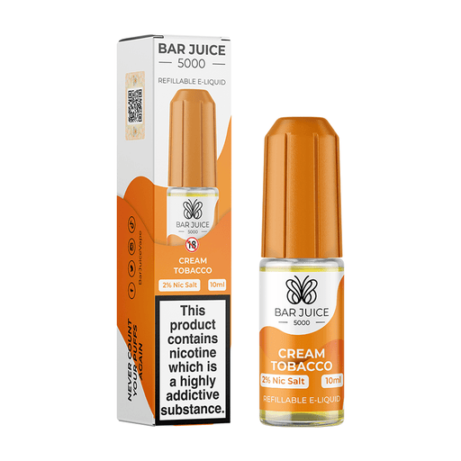 Bar Juice 5000 Cream Tobacco Nic Salt E-Liquid  