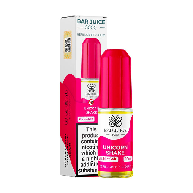 Bar Juice 5000 Unicorn Shake Nic Salt E-Liquid  
