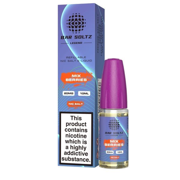 Bar Soltz Legend E-liquids Nic Salts 10ml (Pack of 10)  