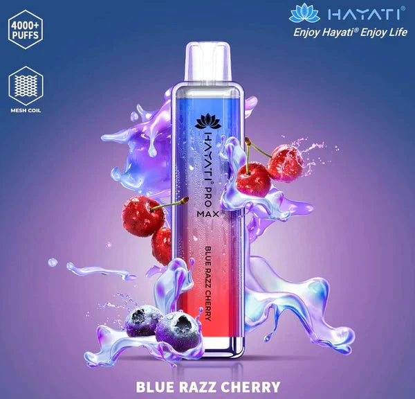 Hayati Pro Max 4000 Puffs | 50+ Flavours | 9.99£ Only