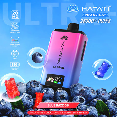 Hayati Pro Ultra Plus 25000 Prefilled Pod Kit  