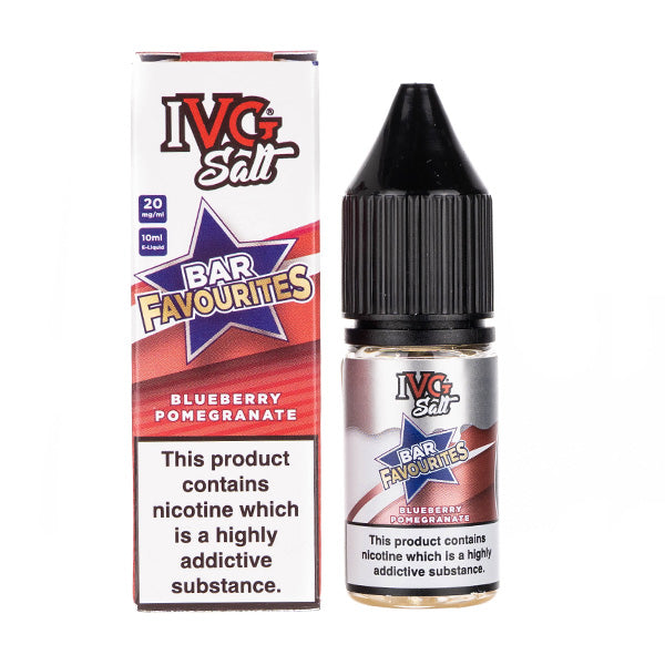 IVG Bar Favourites Blueberry Pomegranate Nic Salts E-Liquid  