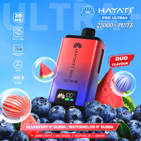 Hayati Pro Ultra Plus 25000 Prefilled Pod Kit  