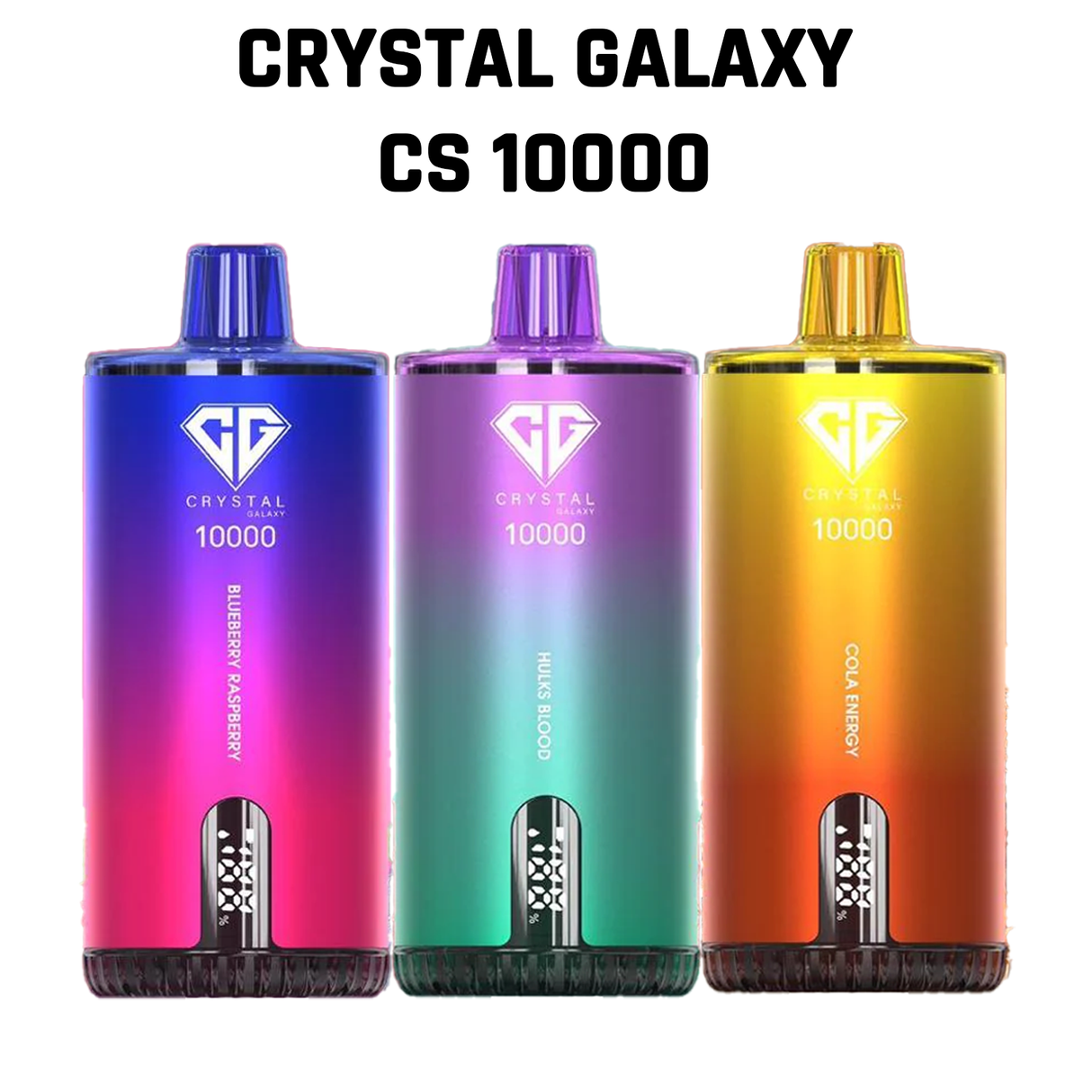 Crystal Galaxy 10000 Puff Disposable Vape 0mg | 25+ Flavours