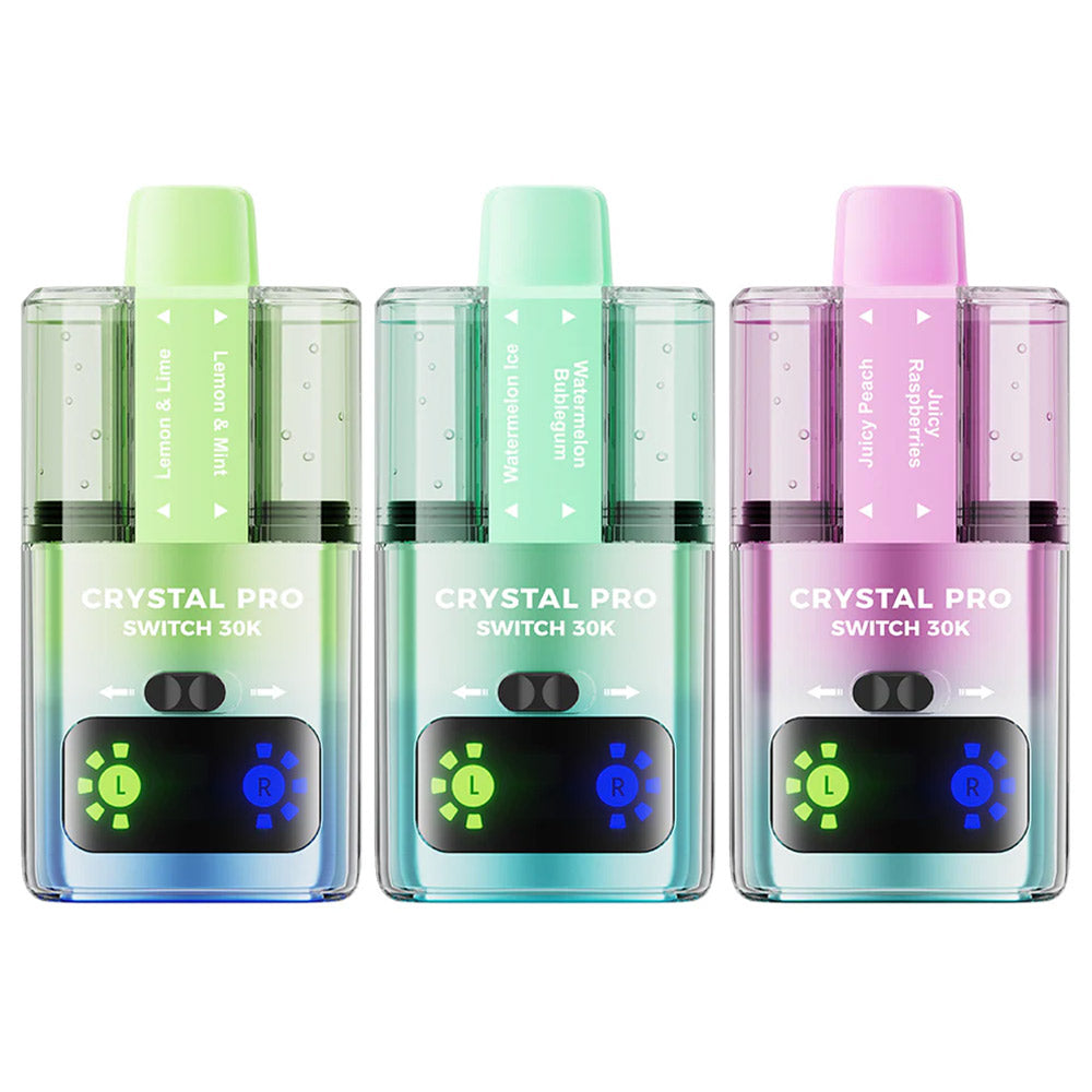 Crystal Pro Switch 30K Puff Disposable Vape (Box of 5)  