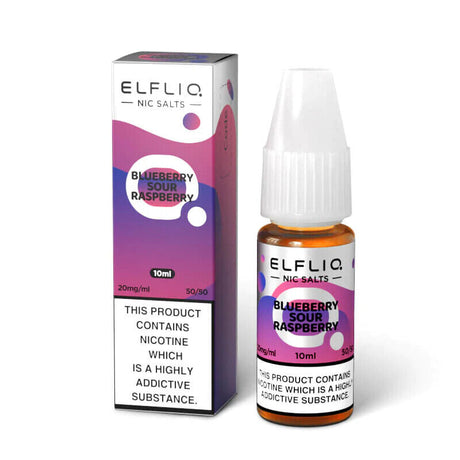 ELFBAR ELFLIQ Blueberry Sour Raspberry Nic Salts  
