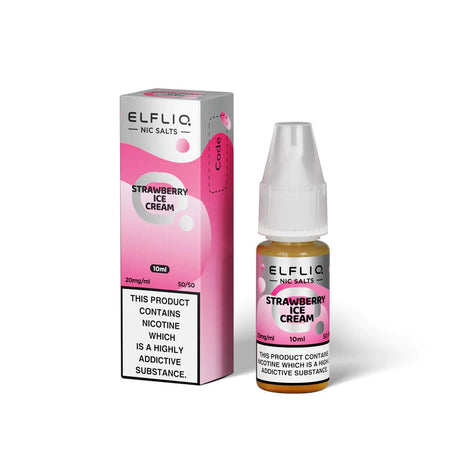 ELFBAR ElfLiq Strawberry Ice Cream Nic Salts  