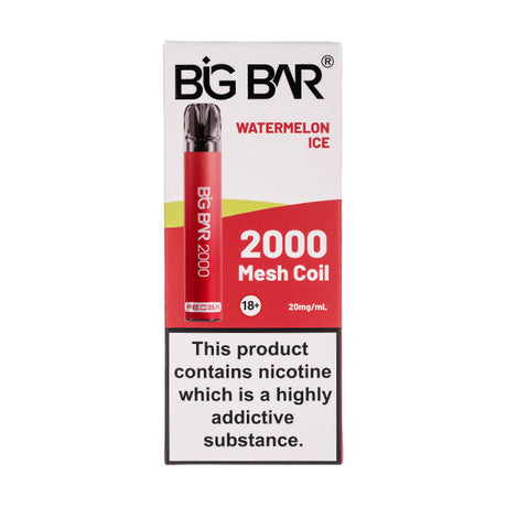 Feoba Big Bar 2000 Disposable Vape (Box of 5)  