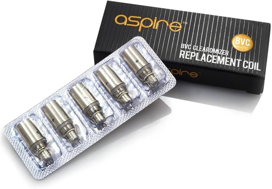 Genuine Aspire BVC Replacement Coils in 1.6|1.8 OHM|K2|K1|ET-S 1.6 ohms 1.8 ohms  